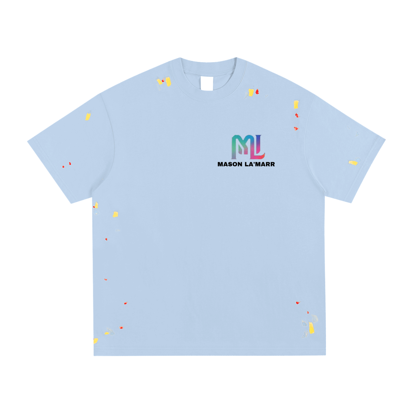 Paint Splatter T-Shirt ( Blu Baby )
