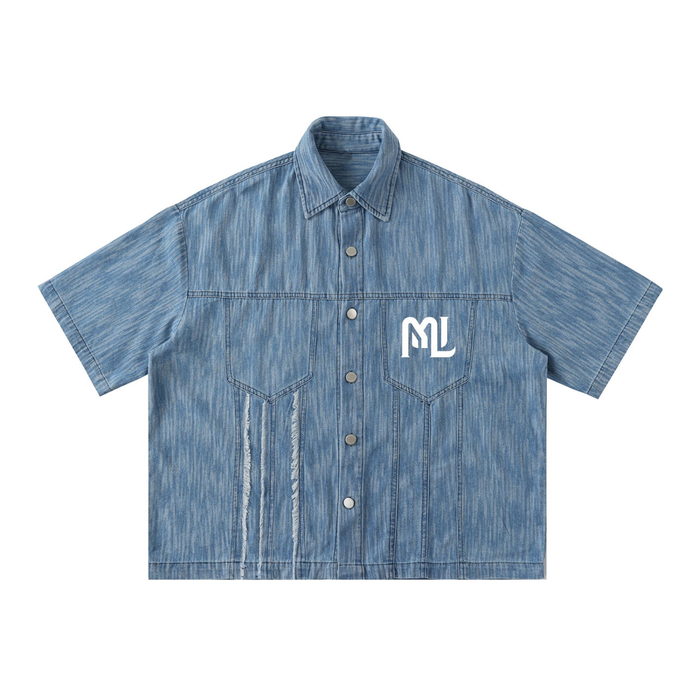 Short Sleeve Demin Shirt
