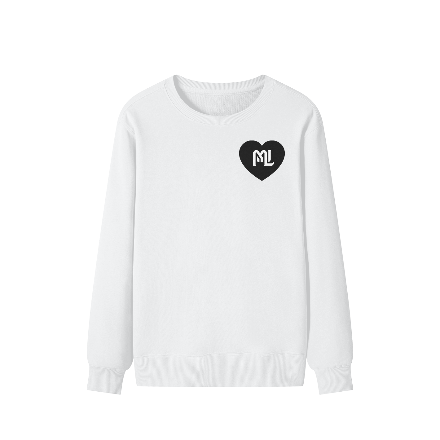 ML Femme Heart Crew (White Edition)