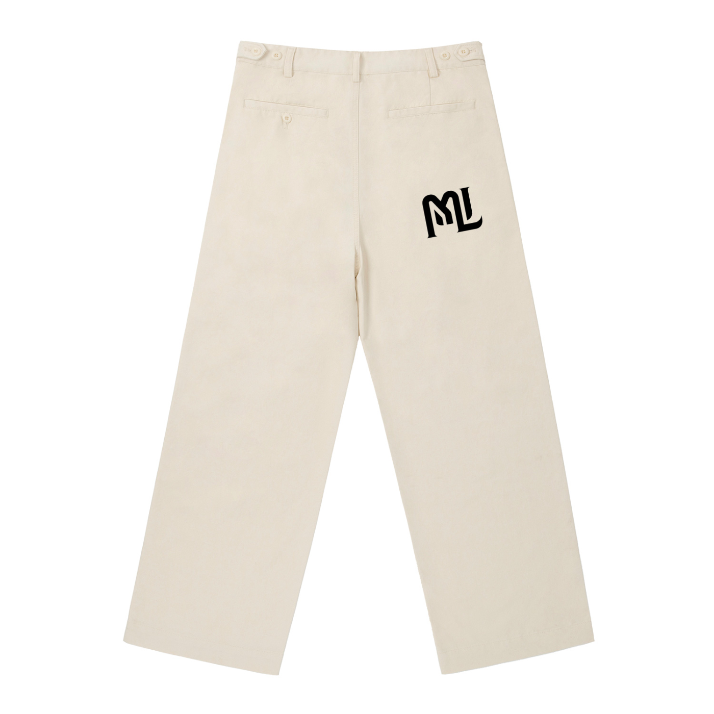 Adjustable Waist Straight-Leg Pants