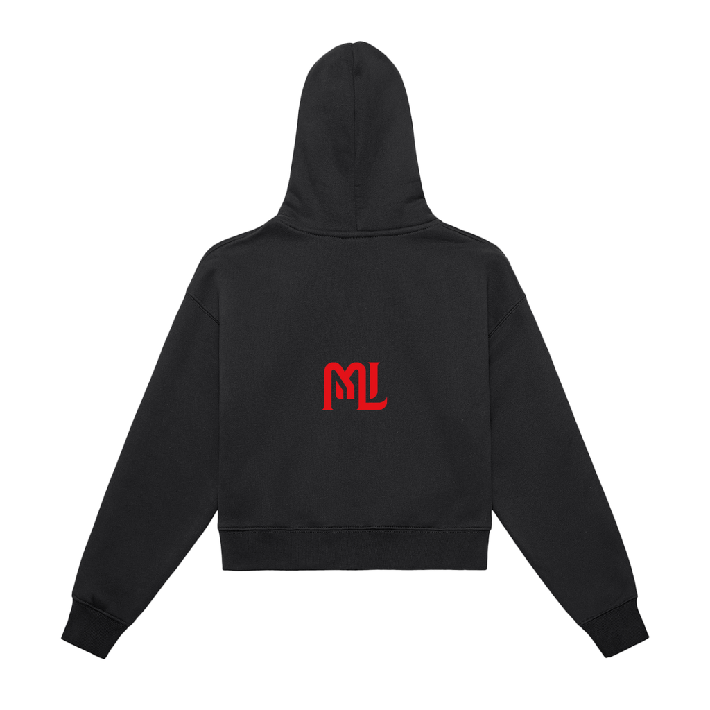Cropped Red Product Hoodie