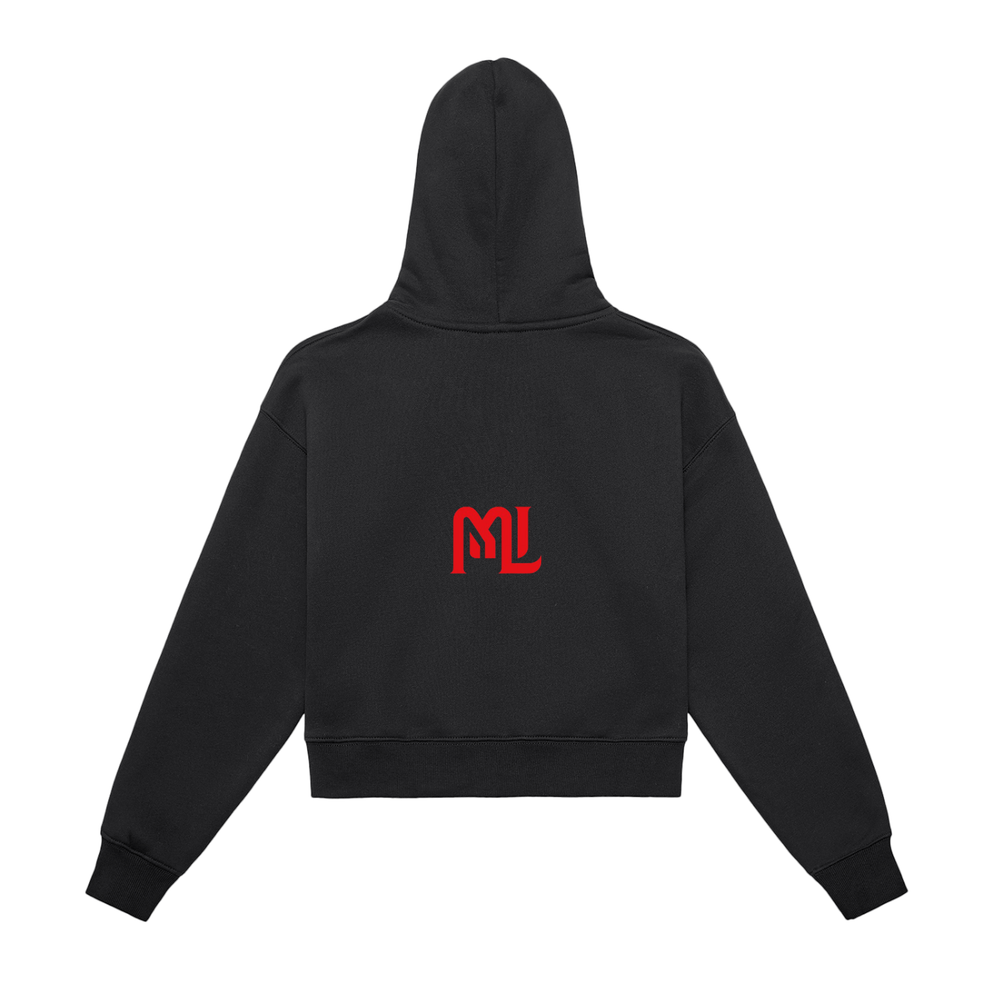 Cropped Red Product Hoodie