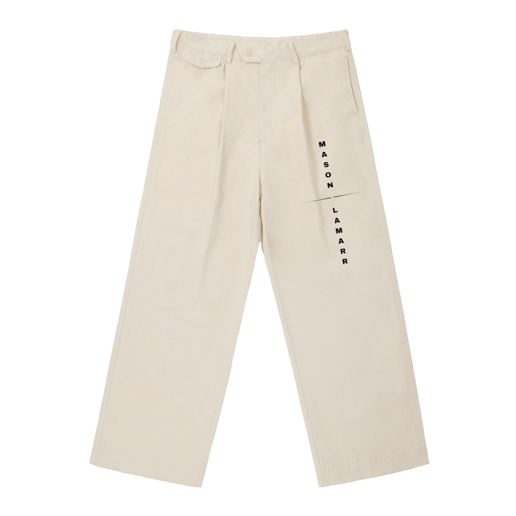 Adjustable Waist Straight-Leg Pants