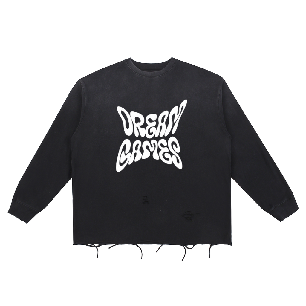 Raw Edge Cotton T-Shirt