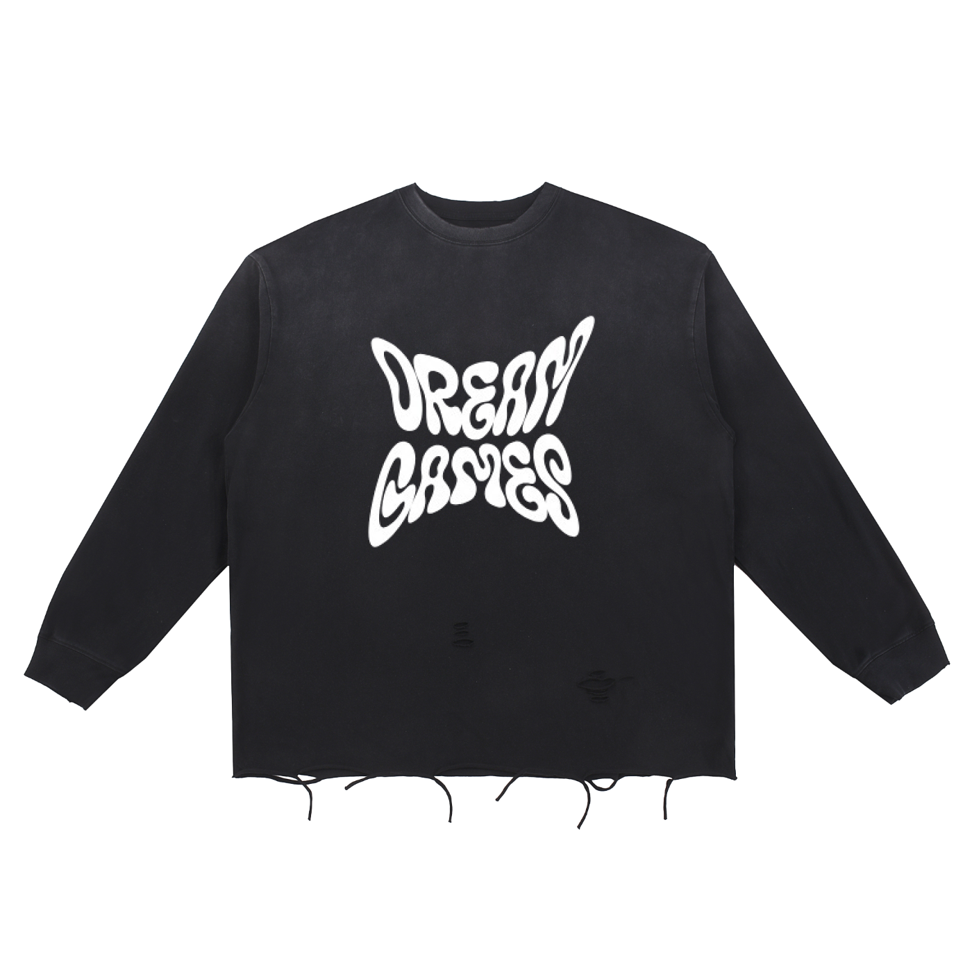 Raw Edge Cotton T-Shirt
