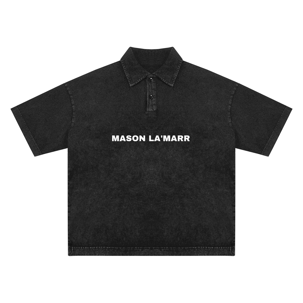 AOD Shadow Polo (Black Distressed Edition)