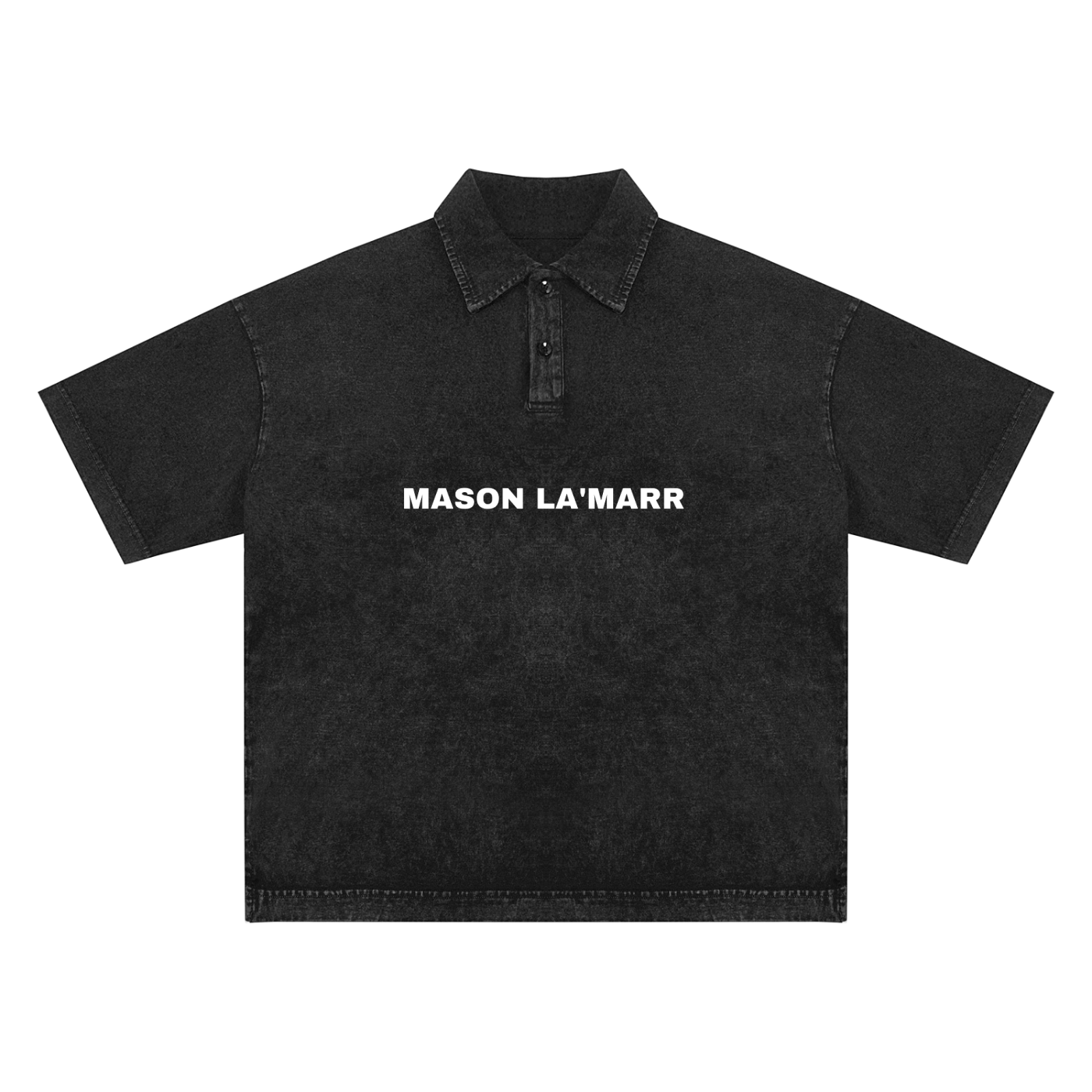 AOD Shadow Polo (Black Distressed Edition)